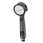 Pomme de douche pressuris�e quatre vitesses arr�t de leau par une seule touche booster puissant affichage ...