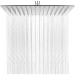 Pommeau de douche anti - calcaire - hautstore - douchette carr� 30x30cm - acier inoxydable - grande taille ...