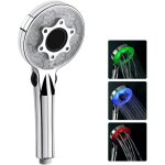 Pommeau de douche led 3 couleurs douchette douche avec affichag de temp�rature douchette douche salle ...