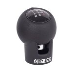 Pommeau noir sparco (hors bague marche ar) 5 et 6 vitesses