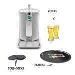 Pompe à bière - krups - yy4811fd - compact - 65 w - argent Pompe à bière - krups - yy4811fd - compact - 65 w - argent
