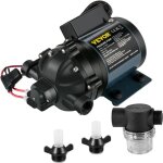 Pompe � eau 12v - vevor - pompe � eau lavage auto - amor�ante 12v cc 318l - min 41bar 3m camping - car ...