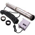 Pompe � eau immerg�e pour puits profond ou forage 3800l - h 370 w 3pouces pompe submersible