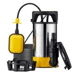 Wiltec pompe à eau immergée 3 en 1 à aspiration plate 1100 w ? 18000 l Wiltec pompe à eau immergée 3 en 1 à aspiration plate 1100 w ? 18000 l
