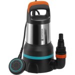 Pompe d�vacuation 2 - en - 1 pour eaux claires et charg�es gardena - d�bit max 15000l / h - extension ...