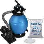Monzana� syst�me de filtre � sable 10. 200l / h piscine 35. 000l 25kg verre filtrant 7 voies 2en1 �32 ...