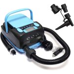 Pompe de gonflage sup star pump 9 plus - 16psi - noir et bleu - stand up paddle - adulte