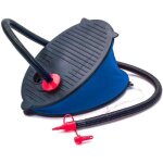 Pompe gonfleur dgonfleur - intex - provence outillage - 3 embouts - bleu - camping