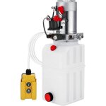 Pompe hydraulique simple effet - vevor - 12v - 8l - pompe pour v�rin