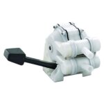 Pompe  pied double action plastimo - lectricit pompes plastimo double action foot pump - blanc
