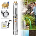 Pompe de puits profond tubulaire r�sistante au sable avec filtre anti - salet� suusolny - 370 w