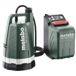 Metabo 601748850 tpf 18 ltx 7000 akku pompe submersible 7000 l / h 9 m