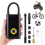 Pompe � v�lo �lectrique sans fil - furokoy - mod�le 2023 - 4000 mah - 150 psi - led rechargeable