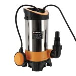 Pompe vide cave 900w eaux charges - pompage de puits caves locaux inonds - dbit 14 m3 / h - refoulement ...