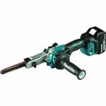 Ponceuse � bande 18v lxt 9 x 533 mm - makita - avec 2 batteries 18v 5. 0ah - chargeur - makpac - dbs180rtj ...