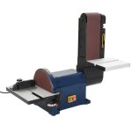 Vidaxl ponceuse  disque et  bande electrique machine  polir bande de ponage machine - outil de meulage ...
