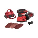 Ponceuse excentrique - skil - 300 w - pr�s�lection vitesse - x - flow - vrs - frein de plateau - sac ...