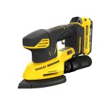 Ponceuse de finition 12000trs / min sans fil 18v stanley fatmax gamme v20 avec 1 batterie 2ah 1 chargeur ...