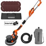 Monzana ponceuse girafe lectrique 750w pliable mural polisseuse meuleuse accessoires tuyau sac 80 led ...