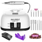 Ponceuse manucure pédicure electrique - nailgirls - 11 en 1 - vitesse réglable - lime Électrique ongle ... Ponceuse manucure pédicure electrique - nailgirls - 11 en 1 - vitesse réglable - lime Électrique ongle ...