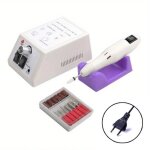 Ponceuse pour ongles - mtevotx - manucure �lectrique avec 6 embouts pon�age - vitesse r�glable - blanc ...