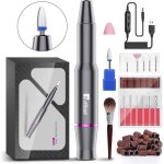 Ponceuse pour ongles professionnel - netboat - 12 - en - 1 - gris