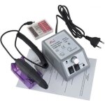 Ponceuse � ongles - pzcc - �lectrique professionnelle - 220v - couleur gris - accessoires inclus
