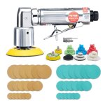 Ponceuse pneumatique - vevor - kit ponceuse orbitale pneumatique 58 pcs 15000tr - min 1 - 2 - 3po 25 ...