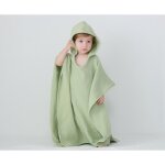 Poncho de bain en mousseline de coton pour bbs lger absorbant et schage rapide pour la plage piscine ...