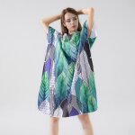 Poncho de bainponcho de surf en microfibre pour hommes et femmes poncho de plageserviette  changementpeignoir ...