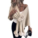 Poncho femmeponcho femme hiver automne chaud crochet la gracemode de rue poncho chale femme hiver chaud ...