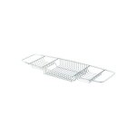 Pont de baignoire inox gris msv