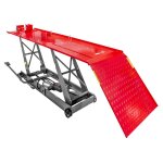Pont moto pneumatique mobile 450kg 2200x680mm mw tools tpsl450