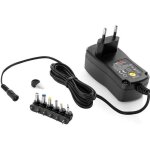 Poppstar - bloc dalimentation universel (9v 12v 135v 15v 18v 20v 24v - 1a (1000ma) avec 6 embouts (55x25 ...