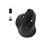 Souris ergonomique - port connect - bluetooth sans fil - rechargeable - usb - a / usb - c - 5 boutons ...