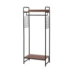 Iris ohyama portant v�tement penderie dressing porte - manteau pi - b4 noir l38. 5 x p64 x h154. 5 cm ...