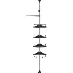 Porte accessoire de salle de bain tagre de douche rglable en hauteur hauteur totale 95 - 300 cm en ...