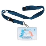 Porte - badge couleur motif ptrole color pop - pvc - cordon de scurit avec dtache - rapide - france ...