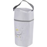 Porte biberon isotherme nuage 21cm gris