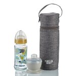 Porte biberon thermobaby - isotherme - gris chin