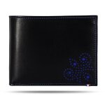 Porte - billets et cartes - s. t. dupont - ligne d derby - cuir vachette - ultra fin - coutures bleu ...