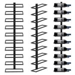 Porte - bouteilles en fer noir à 10 niveaux meuble range bouteille - supfine - 27 * 10. 5 * 116cm Porte - bouteilles en fer noir à 10 niveaux meuble range bouteille - supfine - 27 * 10. 5 * 116cm