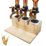 Porte bouteille support pour 3 bouteilles bière liqueur whisky distributeur de vin cadeau fête des pères ... Porte bouteille support pour 3 bouteilles bière liqueur whisky distributeur de vin cadeau fête des pères ...