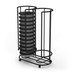 Porte - capsules de café - tassimo - support 26 capsules - noir mat - plastique - design contemporain ... Porte - capsules de café - tassimo - support 26 capsules - noir mat - plastique - design contemporain ...