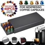 Porte capsules nespresso café 40 présentoir tiroir presentoir distributeur Porte capsules nespresso café 40 présentoir tiroir presentoir distributeur