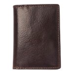 Porte carte de crdit en cuir leonhard heyden roma dark brown - marron - homme - 105 x 75 x 15 cm