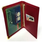 Porte carte crdit simple 1  2 carte + tui carte rfid compact plat en cuir pour carte navigo bancaire ...