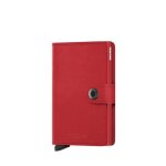 Porte - cartes - secrid - miniwallet original - rouge - aluminium - cuir - 10. 2 * 6. 5 * 2 cm