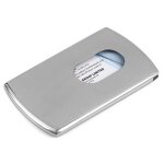 Porte carte organisateur stockage de carte de visite porte - cartes  pousser en acier inoxydable portable ...