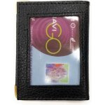Porte - carte simple 1  3 cartes transparent compact pour navigo bancaire etc. . . en cuir pour homme ...
